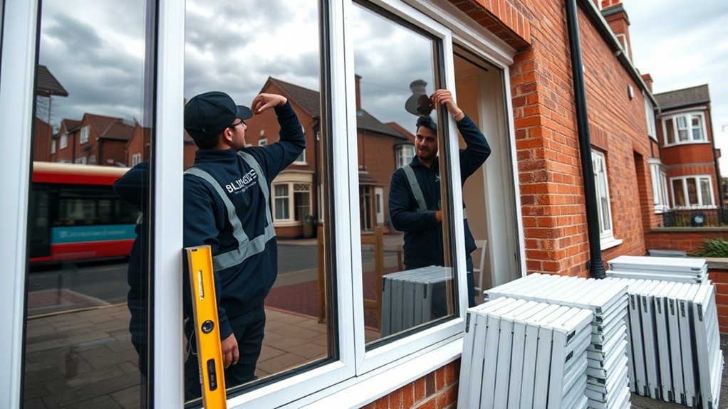 Glazier in Long Marston