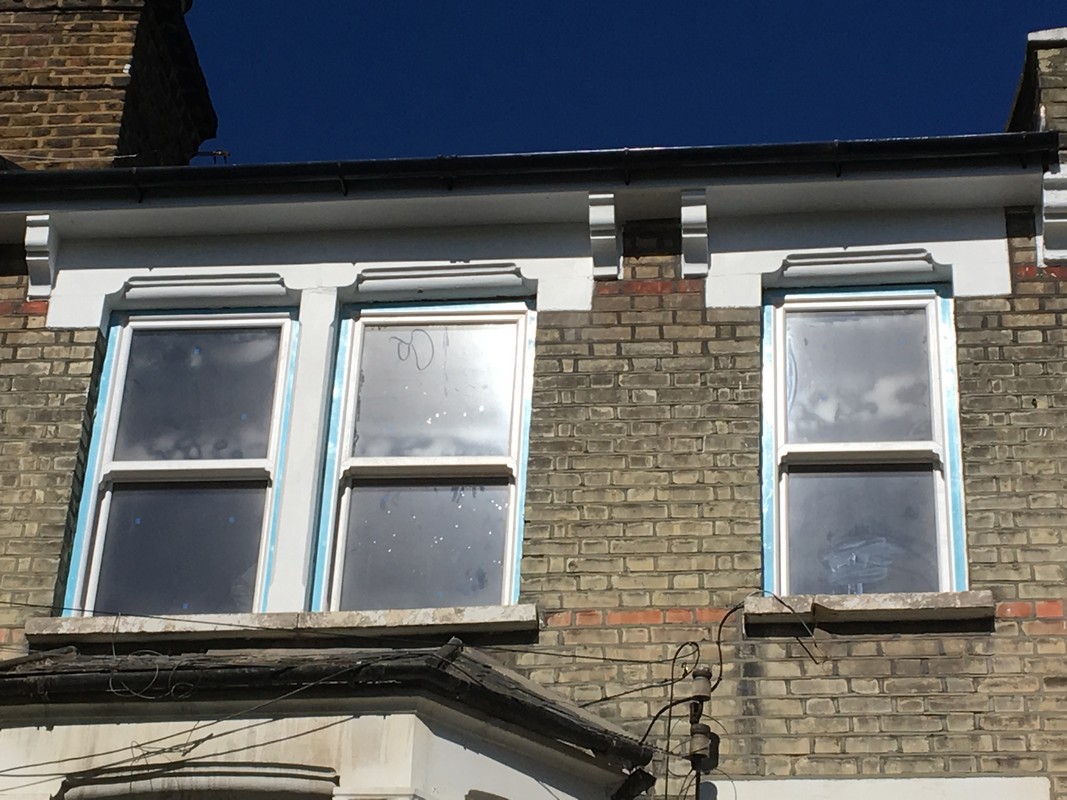 New uPVC sash windows fitted on Victorian terrace in Tring
